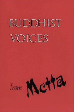 "Buddhist Voices from Metta" book cover