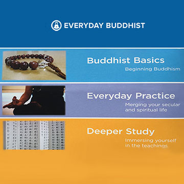 categories from the EverydayBuddhist.org website